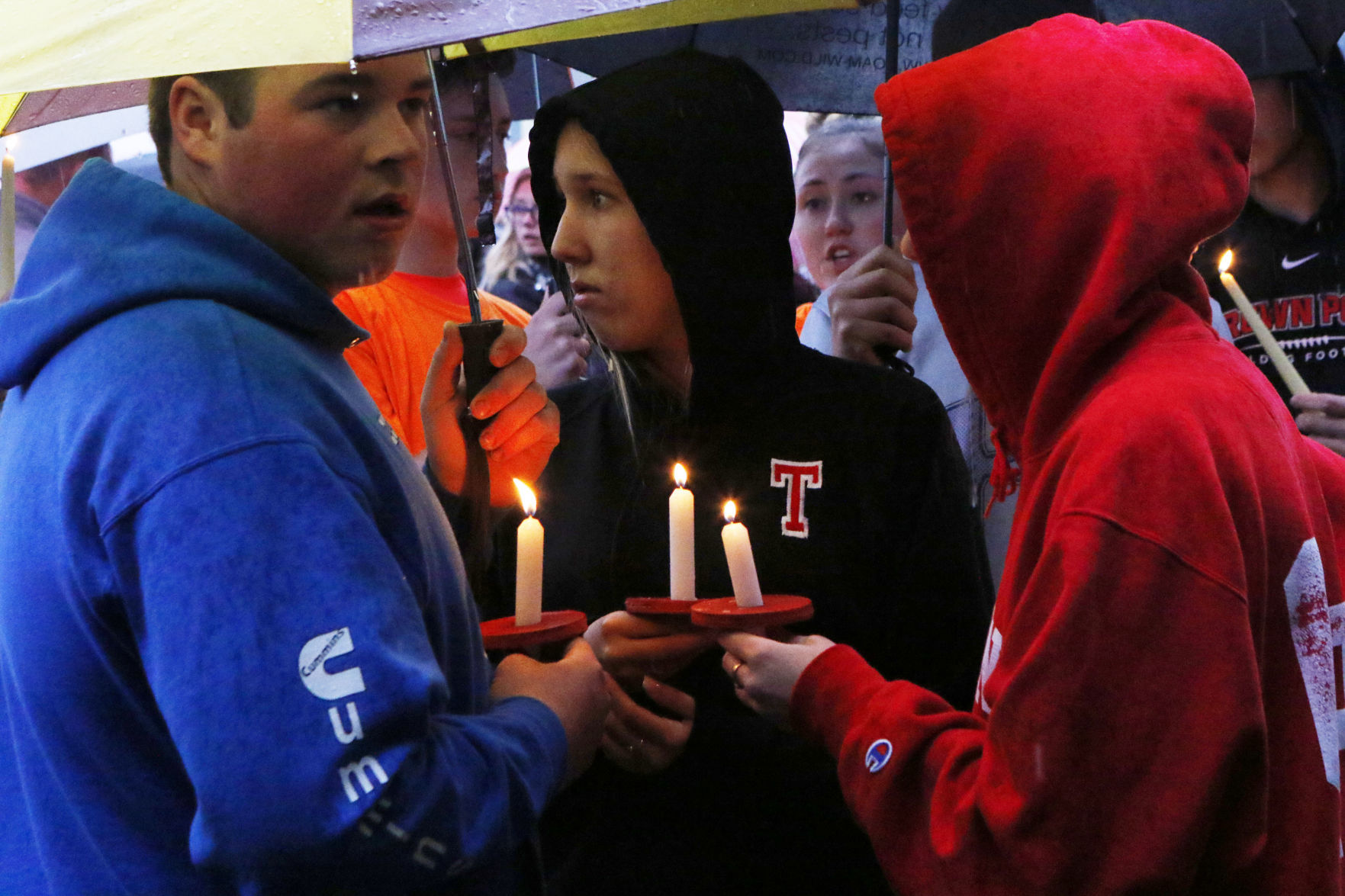 Candlelight vigil for Clayton Gaudry